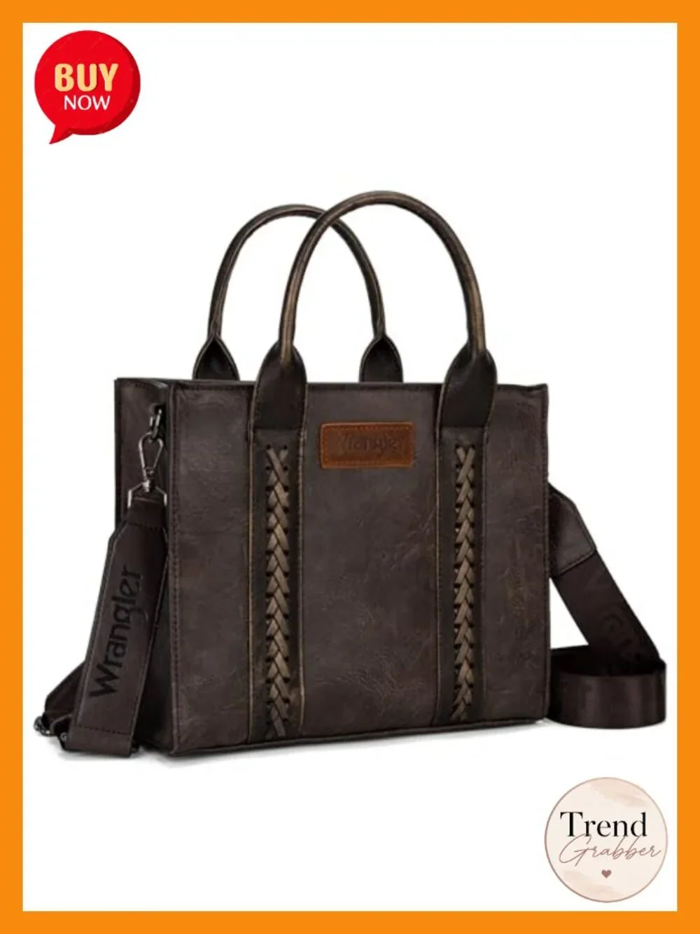 Faux Leather Tote Bag Satchel Top-handle Crossbody Purse with Strap